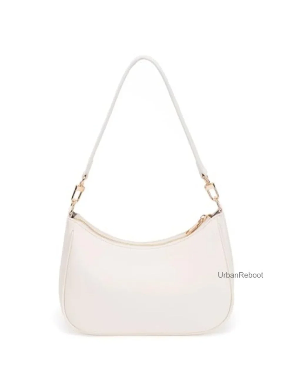 Hobo Shoulder Bag Faux PU Leather Zipper Mini Clutch Purse Travel Tote